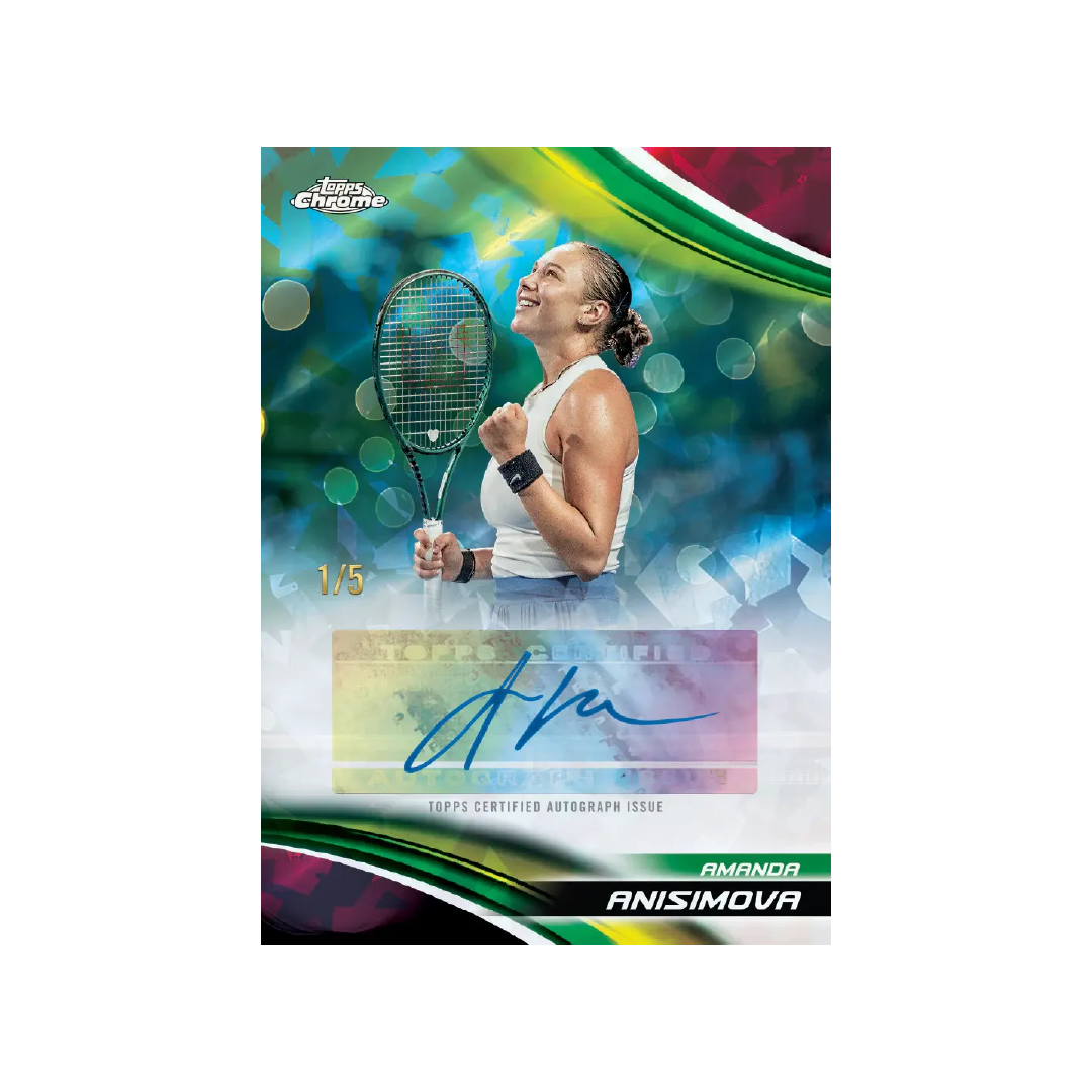 Topps Chrome Tennis Sapphire Edition 2025 Hobby Box