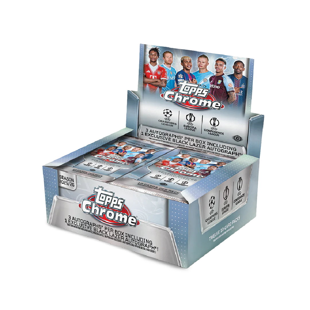 Topps Chrome UEFA Club Competitions 2025/26 Jumbo Box