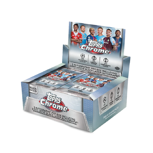 Topps Chrome UEFA Club Competitions 2025/26 Jumbo Box