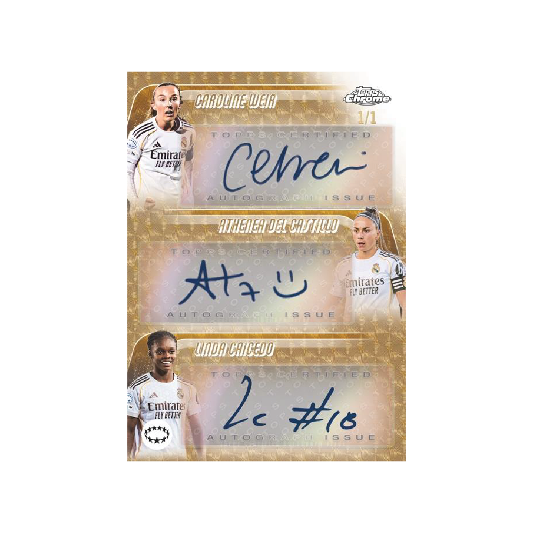 Topps Chrome UEFA Women's Champions League 2025/26 Hobby Box - Pre-Order