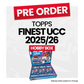 Topps Finest UEFA Club Competitions 2025/26 Hobby Box - Pre-Order
