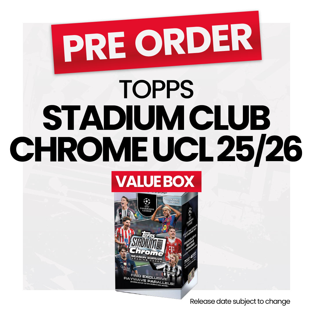 Topps Stadium Club Chrome UEFA Champions League 2025/26 Value Box - Pre-Order