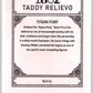 Futera Tyson Fury 03/05 Taddy Relievo Case Hit #RLV16 2026 1882