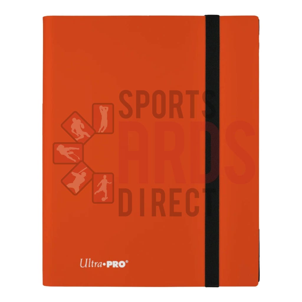Ultra Pro Eclipse 4 Pocket Binder Holds 160 Orange Folders