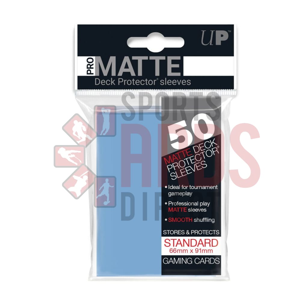 Ultra Pro Matte Deck Protectors Sleeves Standard 66Mm X 91Mm Blue