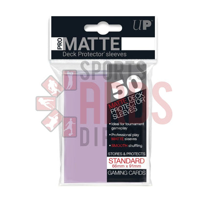 Ultra Pro Matte Deck Protectors Sleeves Standard 66Mm X 91Mm Pink