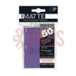 Ultra Pro Matte Deck Protectors Sleeves Standard 66Mm X 91Mm Purple