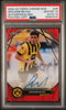 Topps Giovanni Reyna Red On Card Autograph /5 Chrome BVB 2022-23 PSA10
