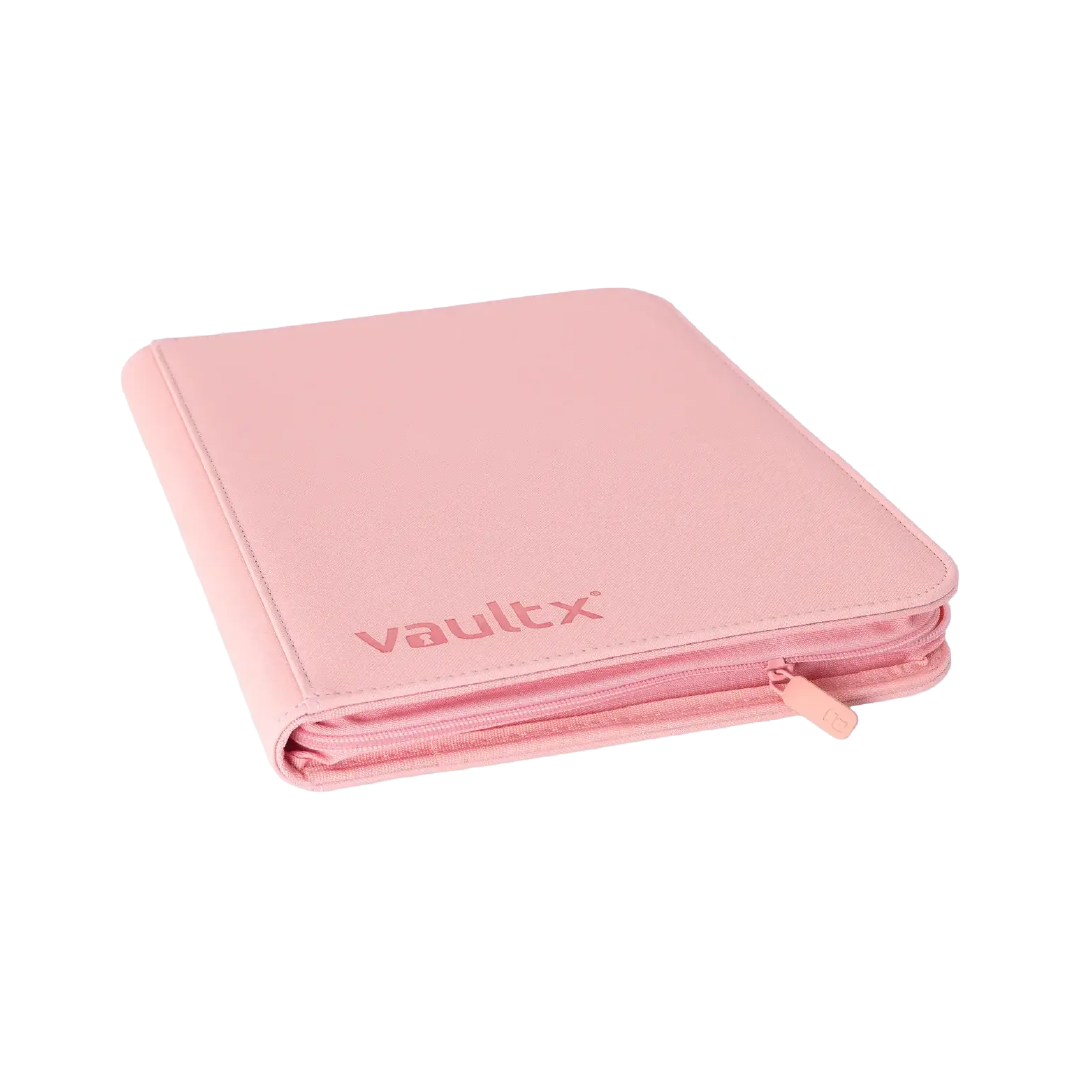 Vault X 9 pocket Exo-Tec Zip Binder - Just Pink