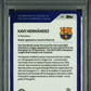 Topps Xavi Hernandez 30 Seasons Autograph Rainbow Foil #6 2022 Topps UEFA Champions League PSA 9