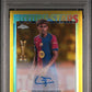 Topps Lamine Yamal 10/50 Future Stars Autographs Gold Ref #FSA-LY 2024 -25 Topps Chrome Uefa Club Competitions PSA 9
