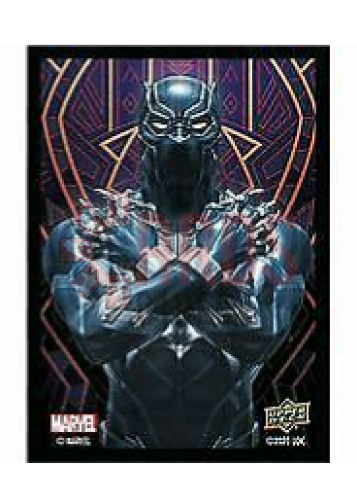 Ultra Pro Marvel 65 Deck Protective Sleeves Black Panther